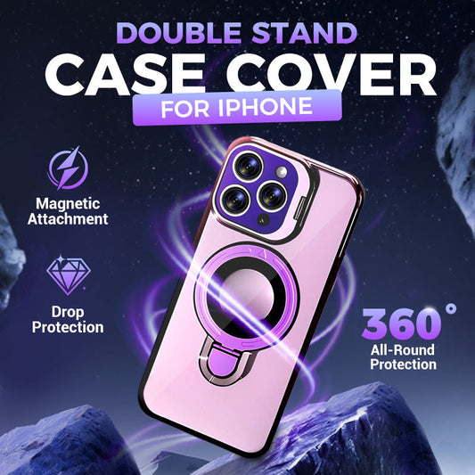 🔥Hot Sale 50% OFF🔥Double Stand Case Cover for iPhone