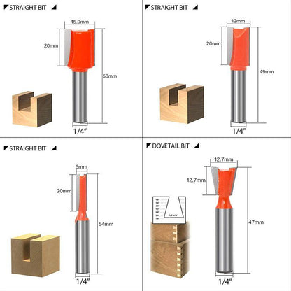 🔥Last Day Sale 50%🔥8mm Router Bit Set
