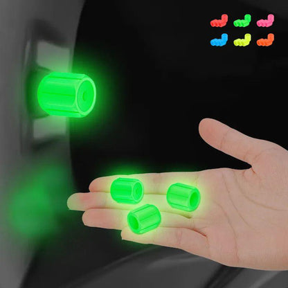 Automotive Accessory: Luminous Tire Valve Plugs - Excellent Gift