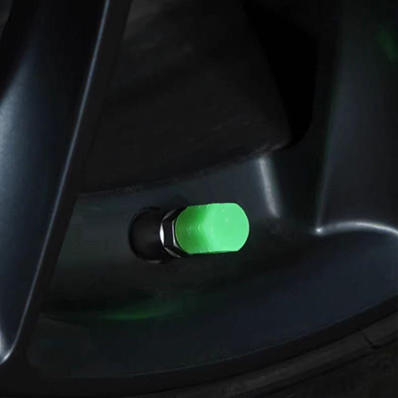 Automotive Accessory: Luminous Tire Valve Plugs - Excellent Gift