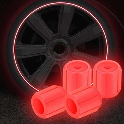 Automotive Accessory: Luminous Tire Valve Plugs - Excellent Gift