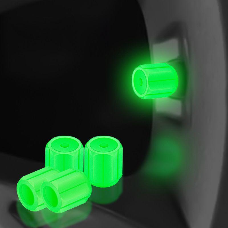 Automotive Accessory: Luminous Tire Valve Plugs - Excellent Gift