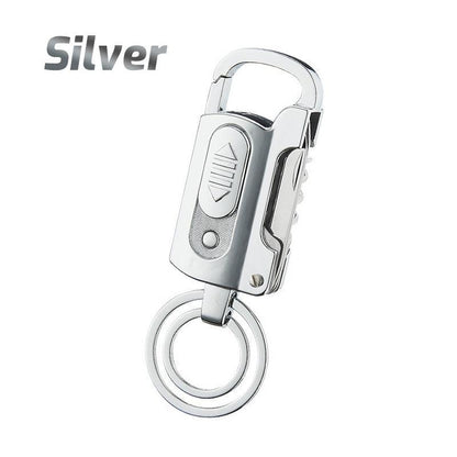 All-in-one car keychain lighter