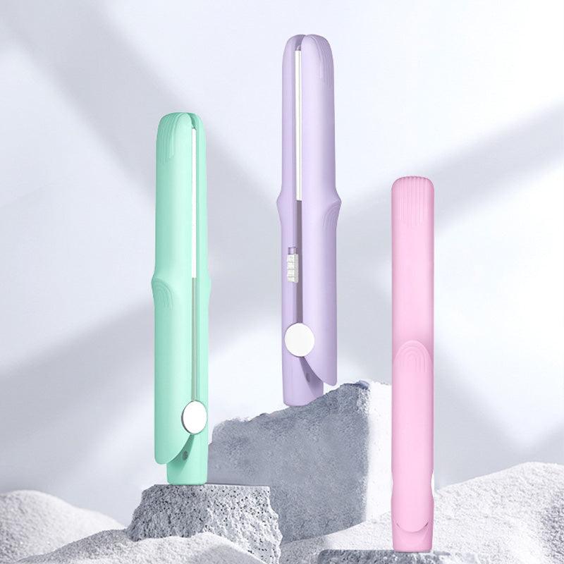 2-in-1 Mini Curling Wand & Flat Iron Hair Straightener🔥49% OFF🔥