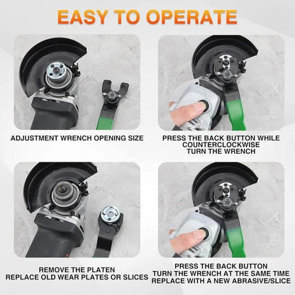 🔥Hot Sale-50% Off🔥Angle Grinder Wrench Thickened Disassembly Tool Adjustable