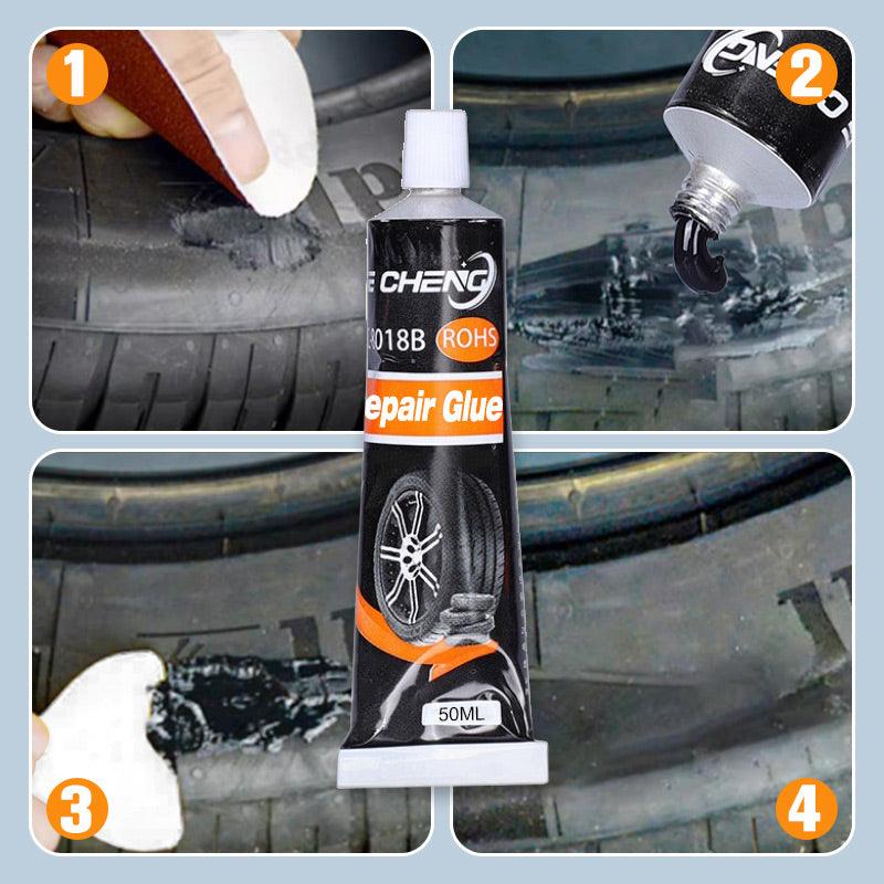 🛞Waterproof & High Temperature Resistant Tire Repair Glue