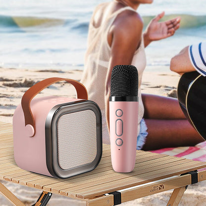 🔥Last Day Promotion 50% OFF -🎁Mini Karaoke Machine with Wireless Microphones