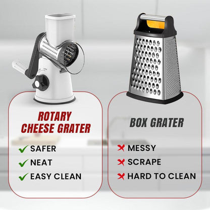 🔥Limit Time 46% OFF🔥Multifunctional Manual Rotary Grater & Chopper