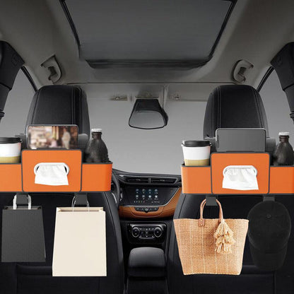 🚗💦Car Multifunctional Seat Back Waterproof Storage Bag🎒 Travel Organizer Extraordinaire Keep Your Car Tidy