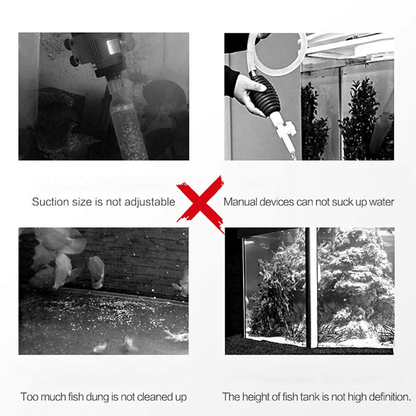 Electric Suction Aquarium Water Changer Filter Cleaner