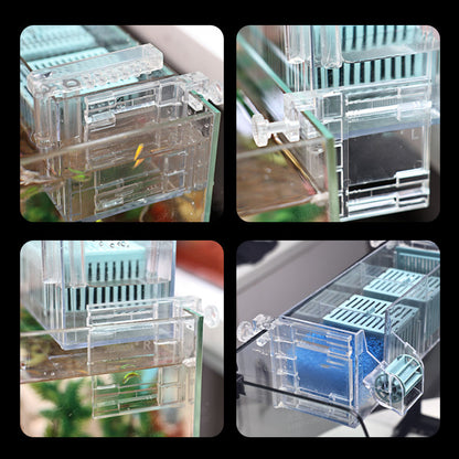 Fish Tank Circulating Filter Box with Water Pump