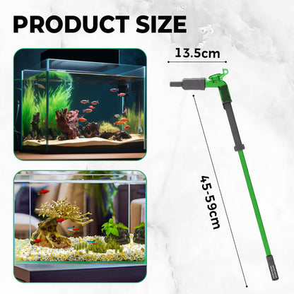 Fish Tank Siphon Water Changer with Suction Cup